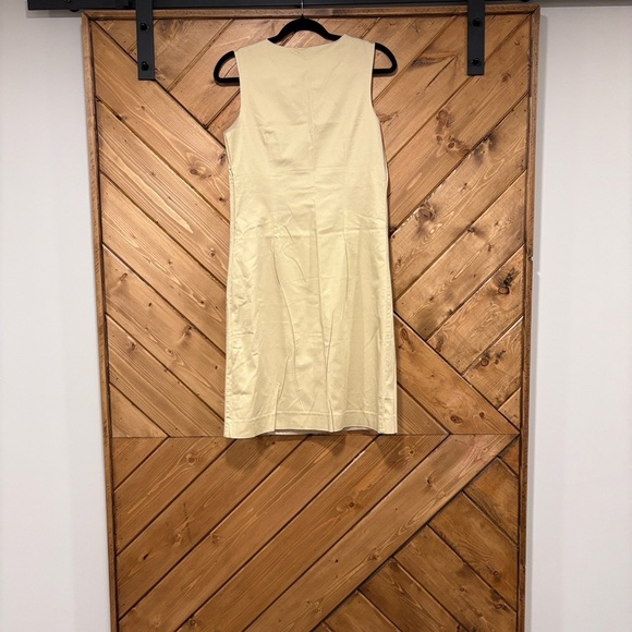 Merona Cream V-Neck Midi Dress 97% Cotton! - Picture 2 of 4